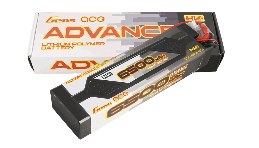 11.4V 6500mAh競技比賽RC電動車模電池 Gens Ace Advanced