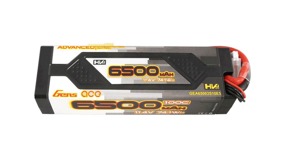 11.4V 6500mAh競技比賽RC電動車模電池 Gens Ace Advanced